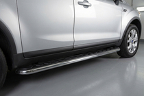Ford Kuga 2008–2013 Bočné prahy Maydos V1 (2 ks, hliník ↗ nehrdzavejúca oceľ) fotografia 1