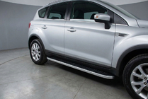 Ford Kuga 2008–2013 Bočné nášľapy Tayga Grey (2 ks, hliník) fotografia 1