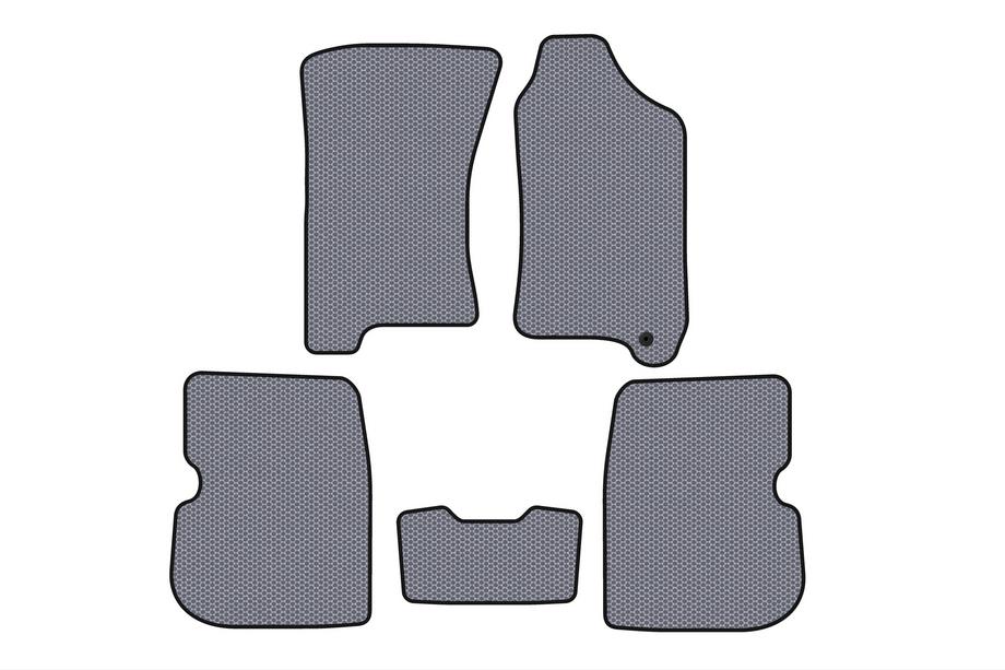Subaru Forester 1997–2002 Gumené rohože Carsuit (pravostranné riadenie, sivé) Fotografia 1