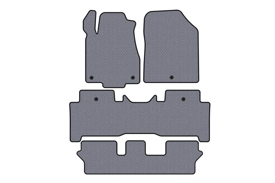 Acura MDX 2007–2013 Gumové rohože Carsuit (3 rady, sivé) Image