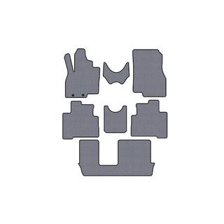 Gumové rohože Carsuit (3 rady, sivé) Mitsubishi Grandis 2003–2011 fotografia 1