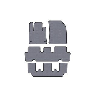 Gumené rohože do interiéru Carsuit V1 (3 rady, sivé) Citroen C-4 Picasso 2013–2022 fotografia 1