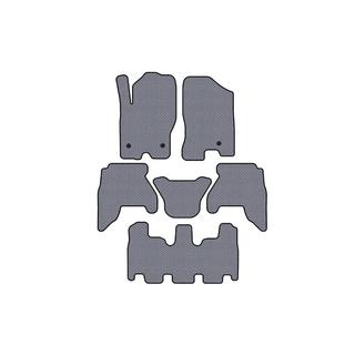 Gumové rohože do interiéru Carsuit V1 (3 rady, sivé, 2010-2014) Nissan Pathfinder R51 2005–2014 fotografia 1