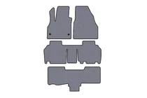 Renault Kangoo 2008–2020 Gumové rohože Carsuit (3 rady, 5-dverový/7-miestny, sivé) fotografia 1