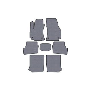 Gumové rohože Carsuit (3 rady, 2003-2005, 7-miestny, sivý) Opel Zafira A 1998–2005 fotografia 1