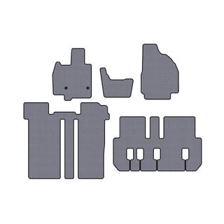 Gumové rohože do interiéru Carsuit (3 rady, 6-miestne, sivé) Toyota Previa 2006–2019 fotografia 1
