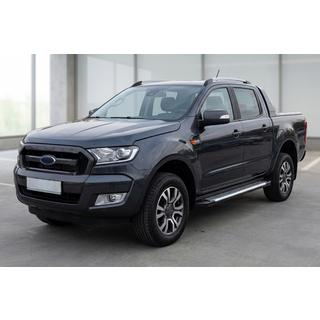 Bočné prahy Line (2 ks, hliník) Ford Ranger 2011–2022 fotografia 1
