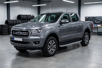 Ford Ranger 2011–2022 Bočné nášľapy Tayga Grey (2 ks, hliník) fotografia 1