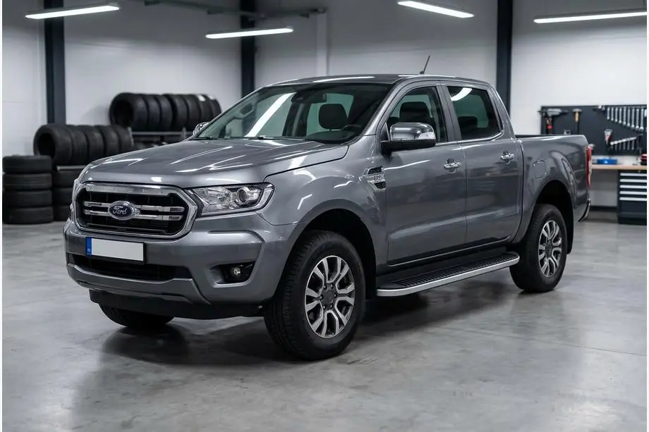 Ford Ranger 2011–2022 Bočné nášľapy Tayga Grey (2 ks, hliník) Image