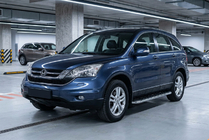 Honda CRV 2007–2011 Bočné prahy Maydos V1 (2 ks, hliník ↗ nehrdzavejúca oceľ) fotografia 1