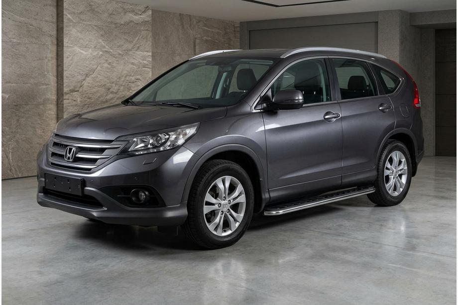 Honda CRV 2012–2016 Bočné prahy Maydos V1 (2 ks, hliník ↗ nehrdzavejúca oceľ) Image