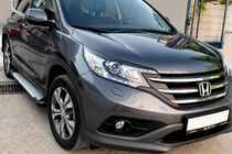 Honda CRV 2012–2016 Bočné nášľapy Allmond Grey (2 ks, hliník) fotografia 1
