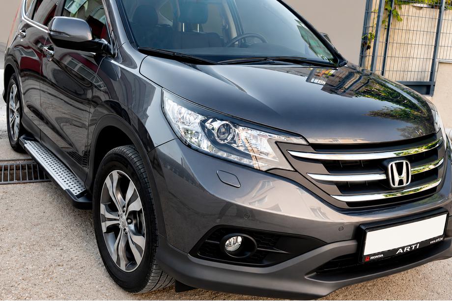 Honda CRV 2012–2016 Bočné nášľapy Allmond Grey (2 ks, hliník) Image