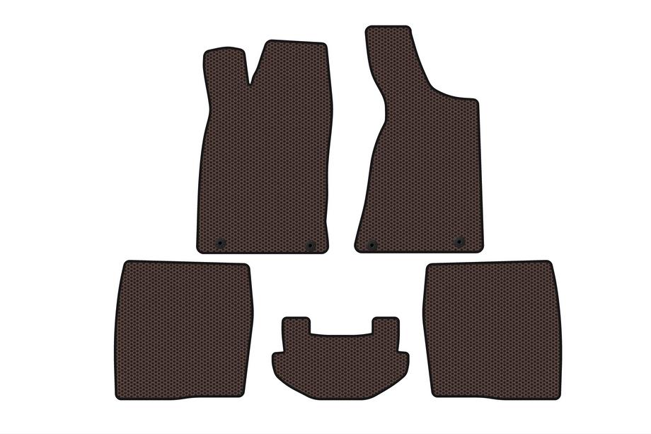 Audi 80/90 1987–1996 Gumené rohože do interiéru Carsuit (1987-1991, Sedan, hnedé) Image