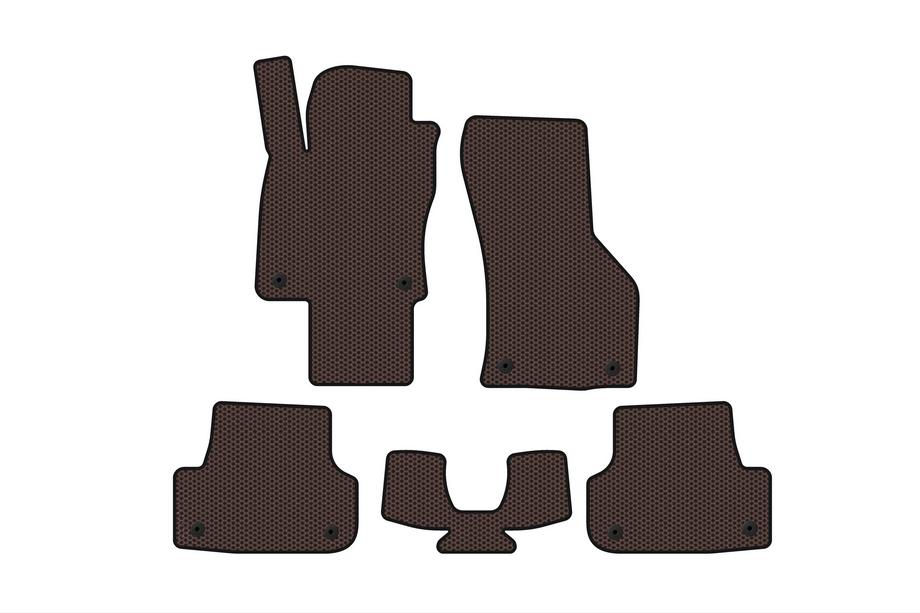 Audi A3 2012–2020 Gumené rohože Carsuit (pre E-tron, Sportback, hnedé) Image