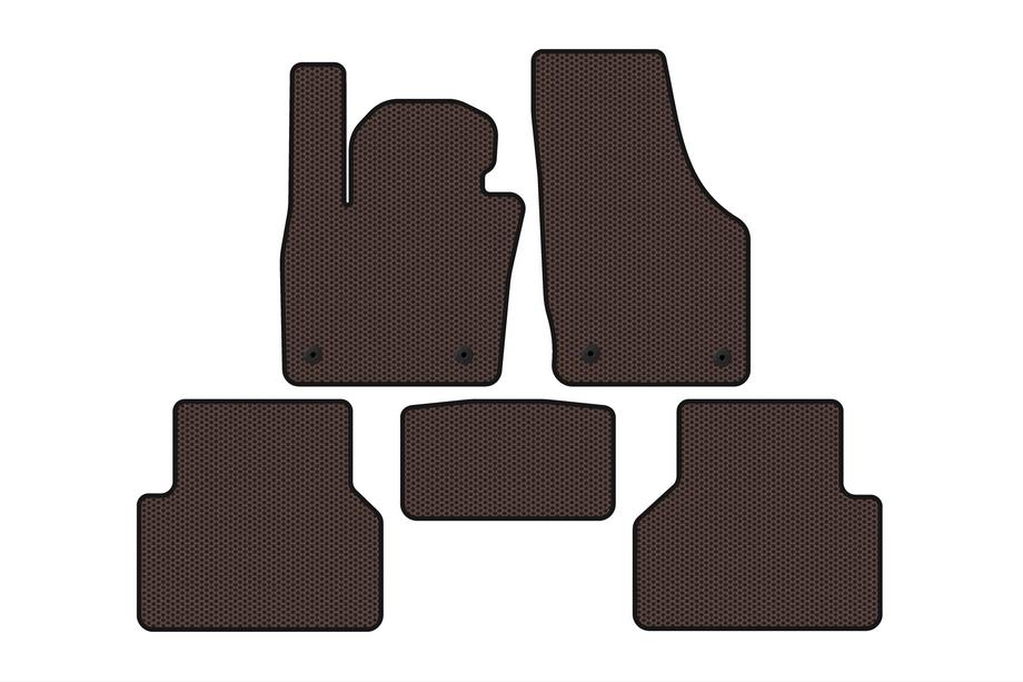 Audi Q3 2011–2019 Gumové koberce Carsuit (Hnedé) Image