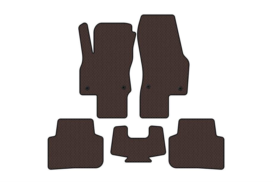 Audi Q3 2019–2025 Gumové koberce Carsuit (Hnedé) Image
