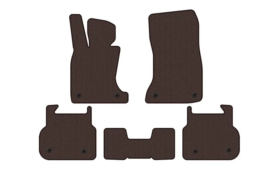 BMW rad 7 F01/F02 2008–2015 Carsuit gumové rohože do interiéru (pre F01, hnedé) Image