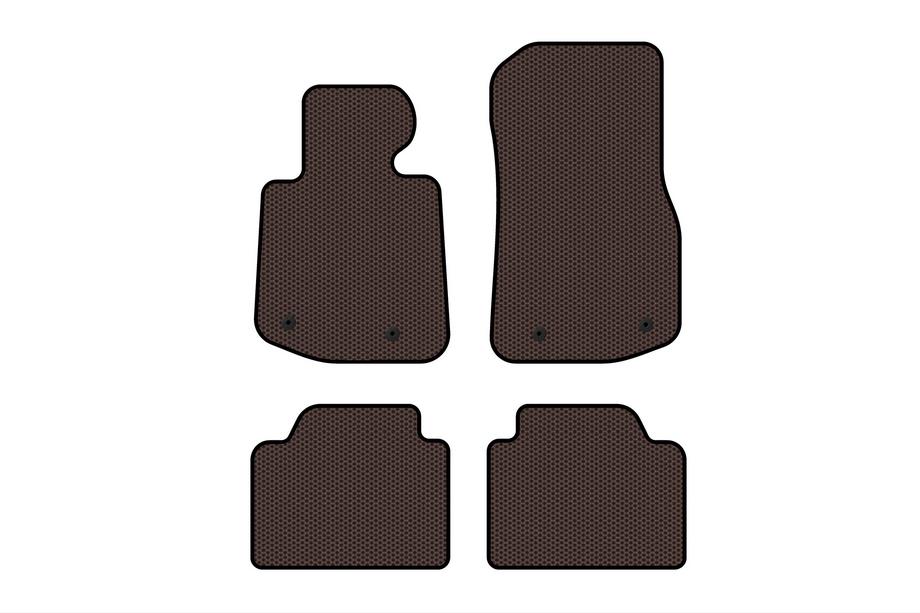 BMW 4 séria F32/F33/F36 2012–2020 Gumené koberce do interiéru Carsuit V2 (Hnedé) Image