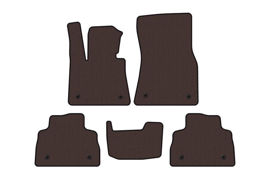 BMW X6 G06 2019–2027 Gumové koberce Carsuit (Hnedé) Image