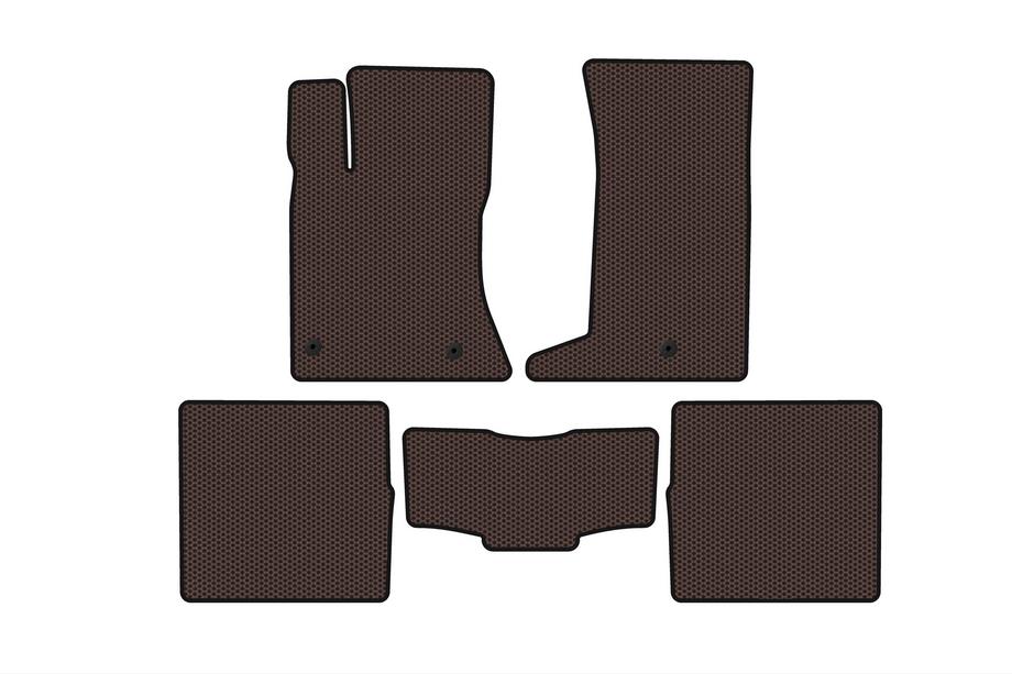 Cadillac SRX 2004–2009 Gumové rohože Carsuit (hnedé) Image