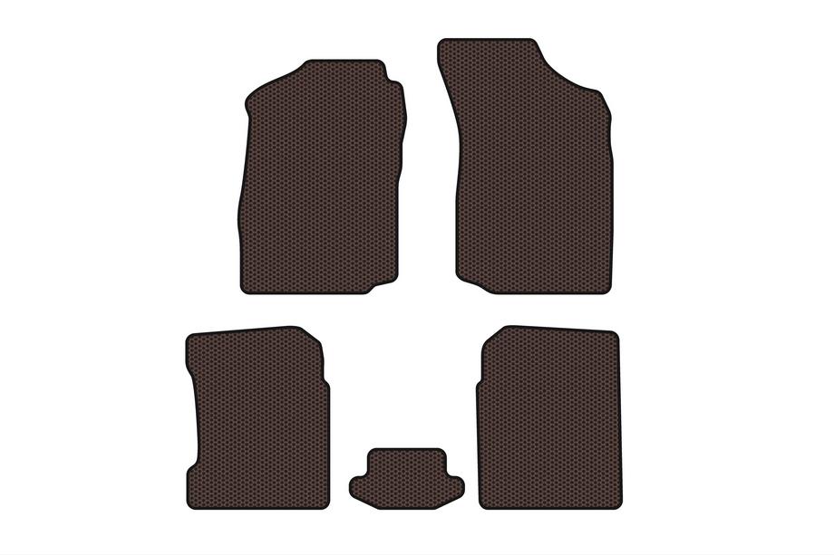 Chery Amulet 2003–2014 Gumové koberce Carsuit (Hnedé) Image