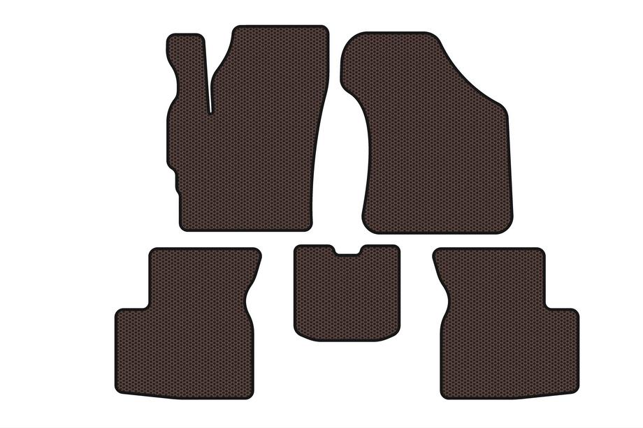 Chery QQ 2003–2022 Gumové koberce Carsuit (Hnedé) Image