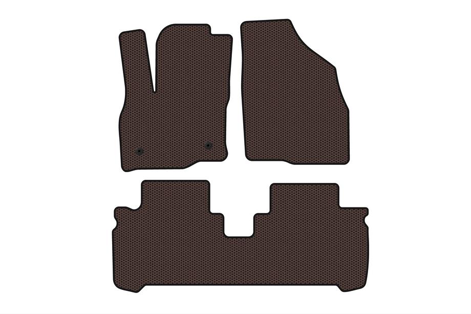 Chevrolet Bolt 2016–2023 Gumové koberce Carsuit (Hnedé) Image