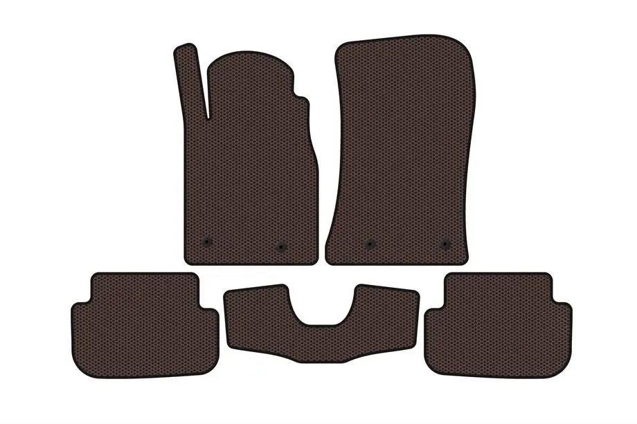 Chevrolet Camaro 2009–2015 Gumové koberce Carsuit (Hnedé) Image
