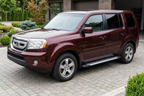 Honda Pilot 2008–2015 Bočné prahy Line (2 ks, hliník) fotografia 1