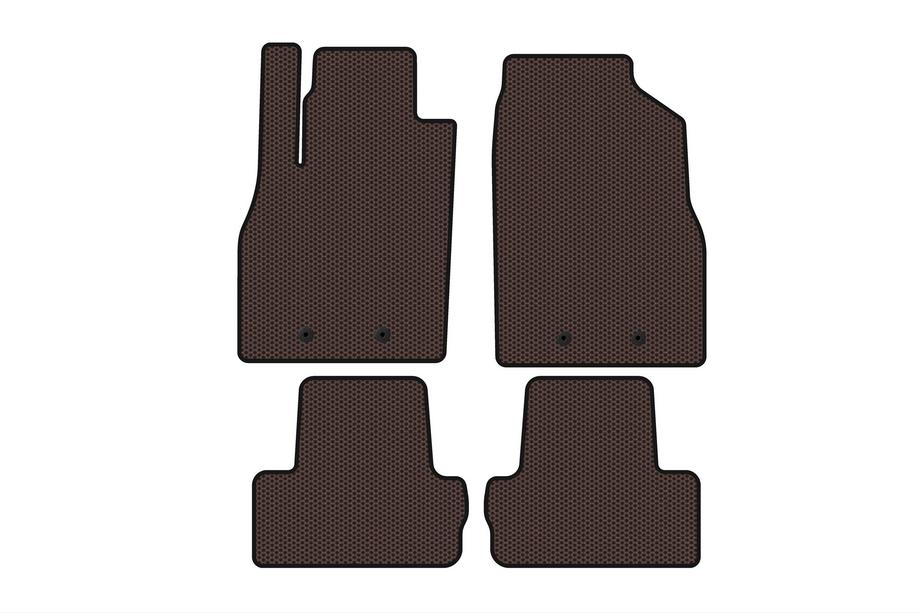 Chevrolet Volt 2010–2016 Gumové koberce Carsuit (Hnedé) Image