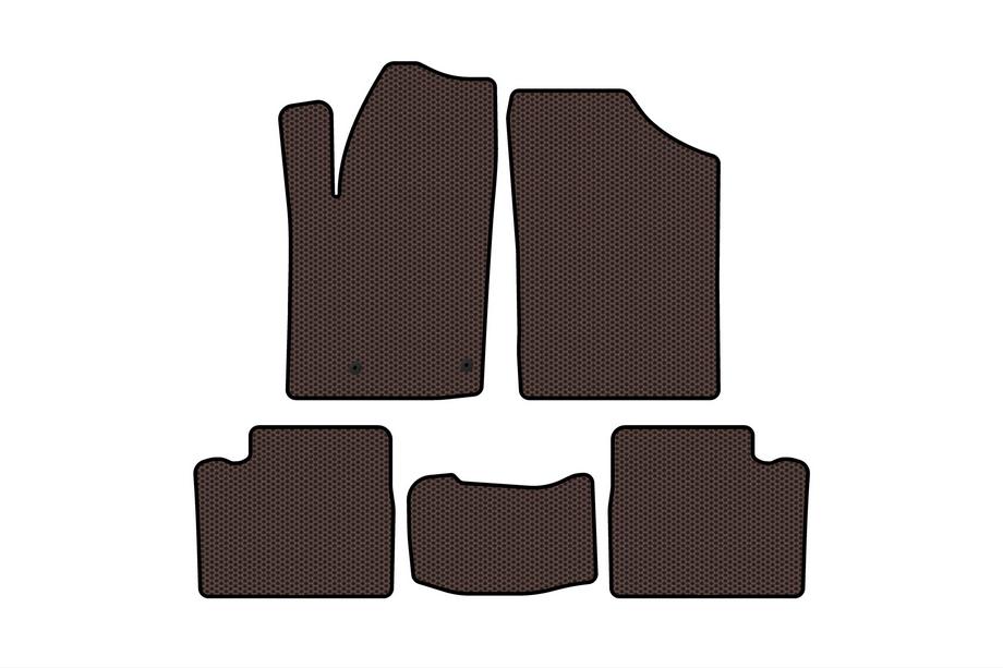 Citroen Berlingo 1996–2008 Gumové koberce Carsuit (Hnedé) Image