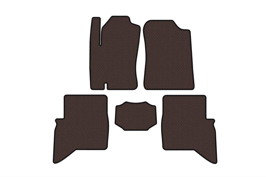 Daihatsu Terios 2006–2017 Gumové koberce Carsuit (Hnedé) Image