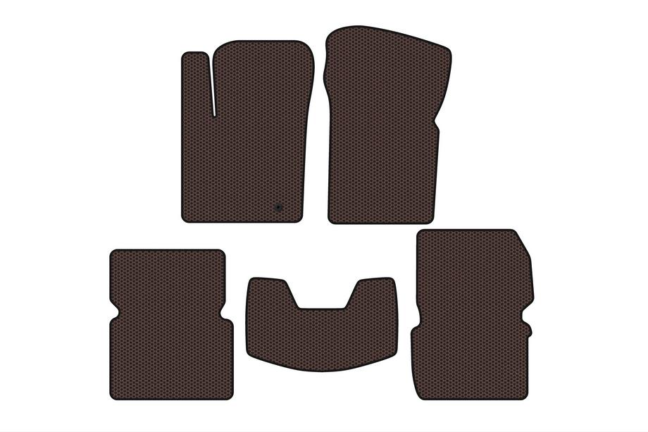 Dodge Avenger 2007–2014 Gumové koberce Carsuit (Hnedé) Image