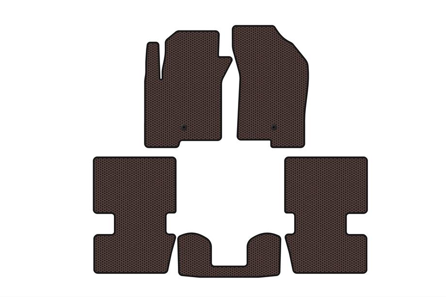 Dodge Caliber 2006–2011 Gumové rohože Carsuit (HB, hnedé) Image