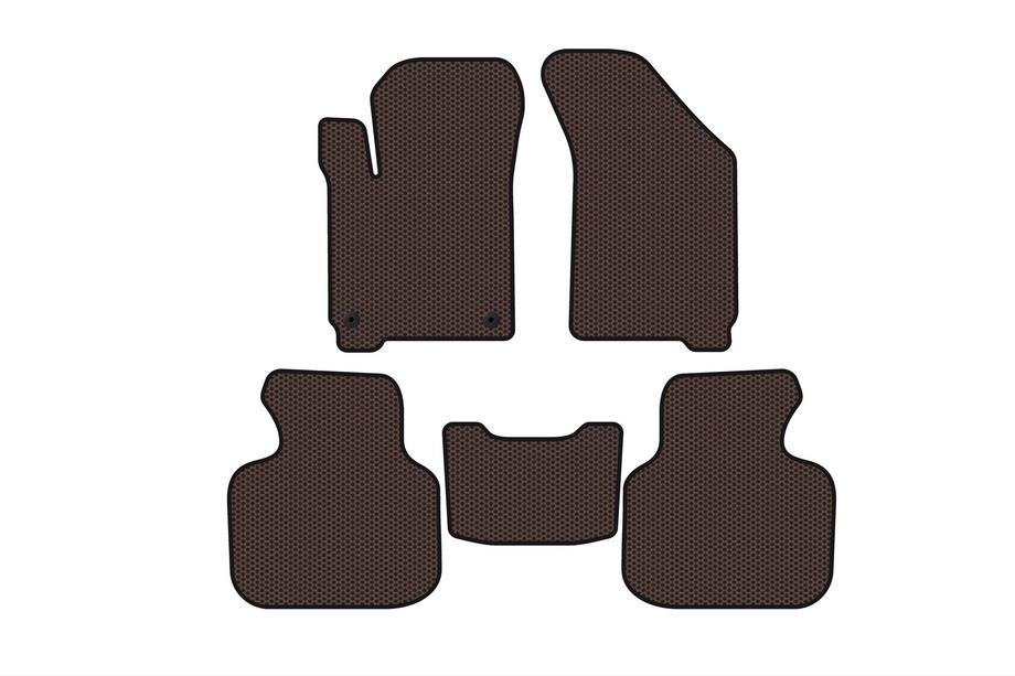 Dodge Journey 2008–2020 Gumové rohože Carsuit (2011-2020, 7-miestne, hnedé) Image