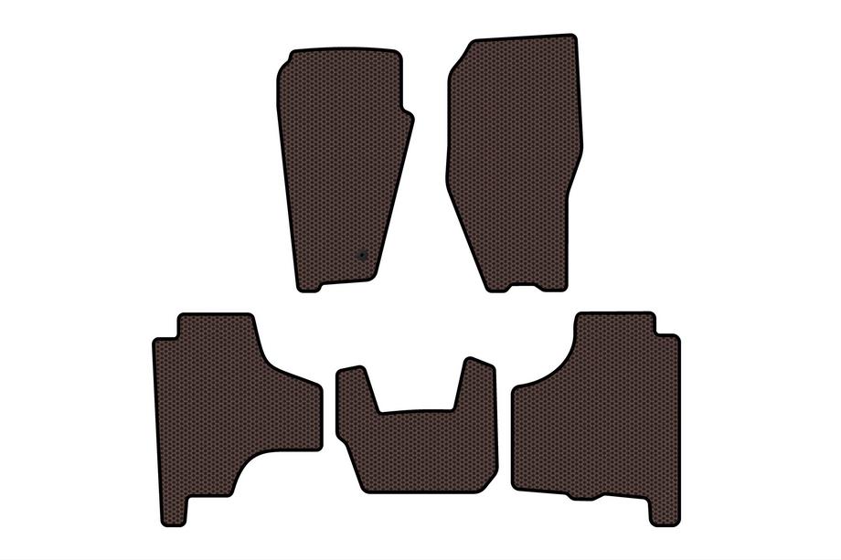 Dodge Nitro 2006–2011 Gumové koberce Carsuit (Hnedé) Image