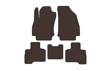 Fiat Fiorino/Qubo 2008–2024 Gumené rohože Carsuit do interiéru (pre Qubo 2008-2016, hnedé) fotografia 1