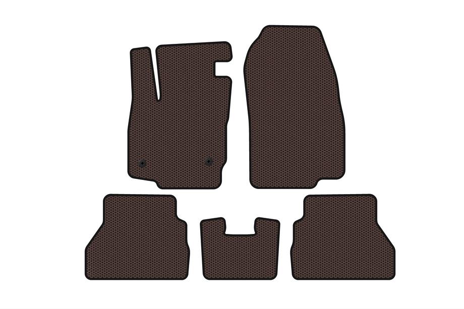 Ford B-Max 2012–2017 Gumové koberce Carsuit (Hnedé) Image