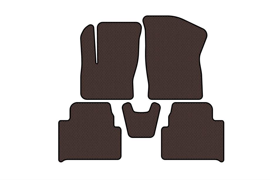 Ford C-Max 2004–2010 Gumové koberce Carsuit (Hnedé) Image
