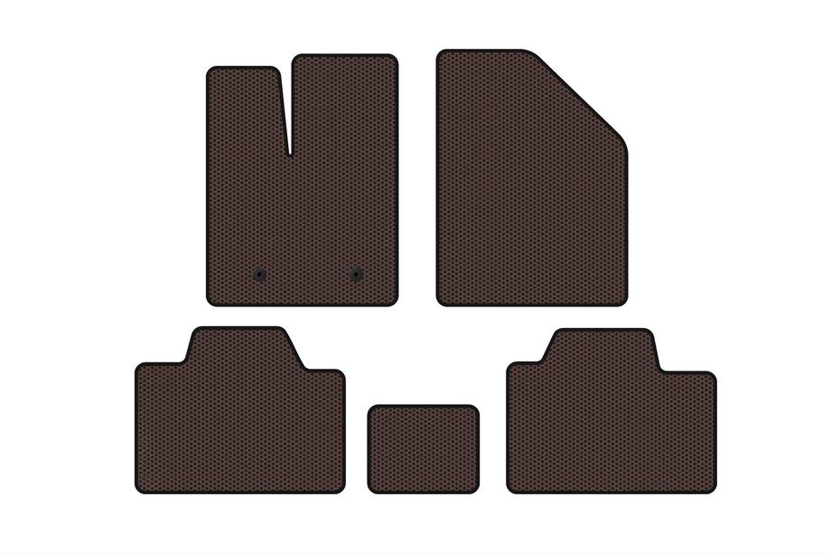 Ford Edge 2006–2014 Gumové koberce Carsuit (Hnedé) Image