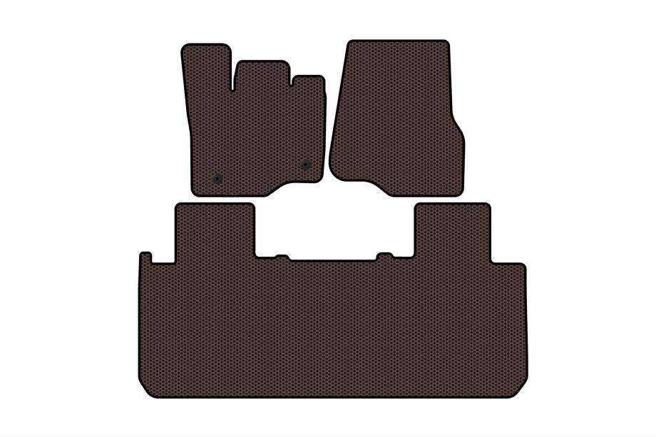 Ford F-150 2014–2021 Gumové koberce Carsuit (Hnedé) Image