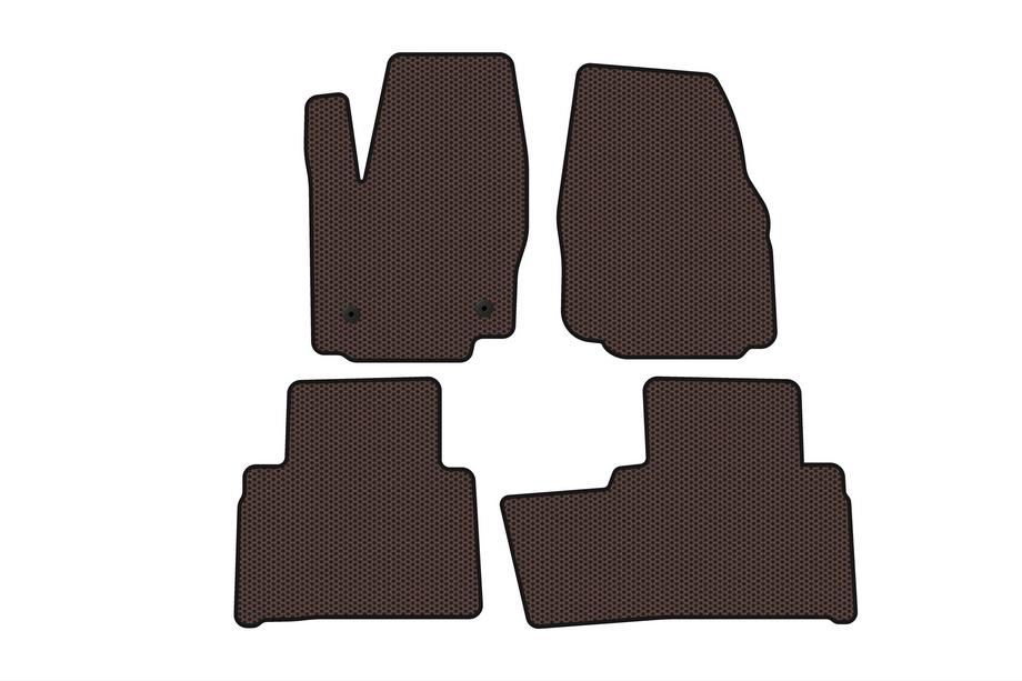 Ford Galaxy 2007–2015 Carsuit gumové rohože do interiéru (2 rady, hnedé) Fotografia 1