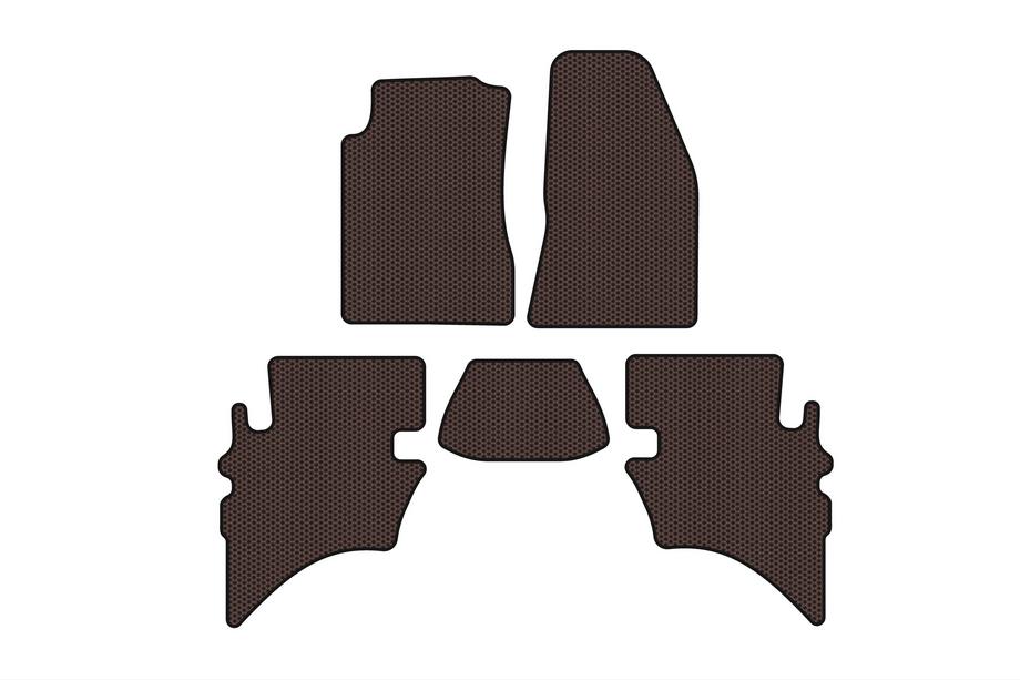 Ford Ranger 2002–2006 Gumové koberce Carsuit (Hnedé) Image