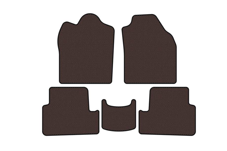 Ford Connect 2010–2013 Gumené rohože Carsuit (2009-2012, hnedé) Image