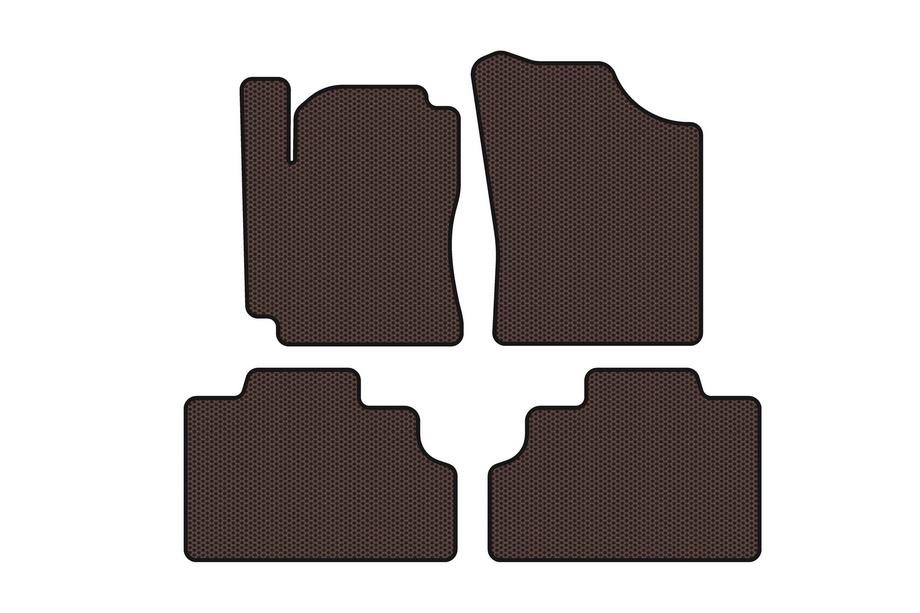 Geely CK-2 2008–2016 Gumené rohože do auta Carsuit (SD, hnedé) Image