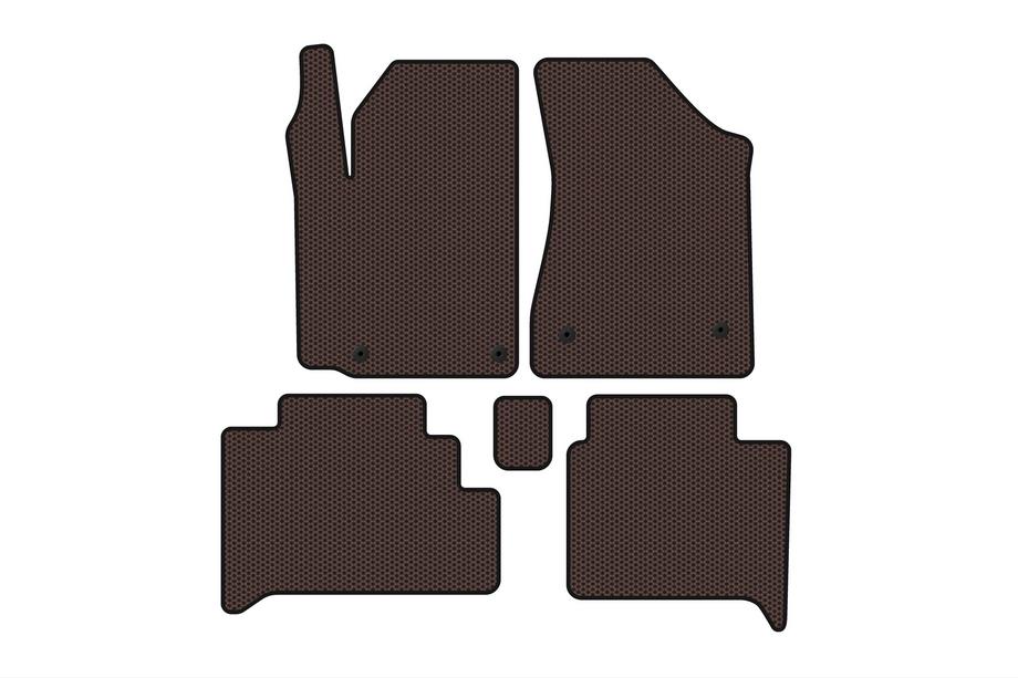 Geely GC-5 2010–2015 Gumové rohože Carsuit (HB, hnedé) Image