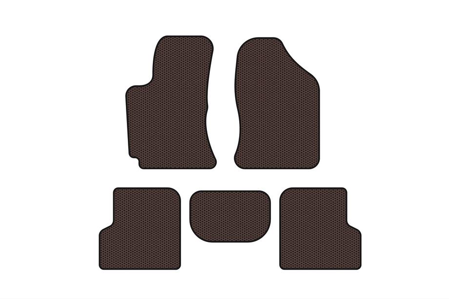 Geely SL 2011– Gumové koberce Carsuit (Hnedé) Image