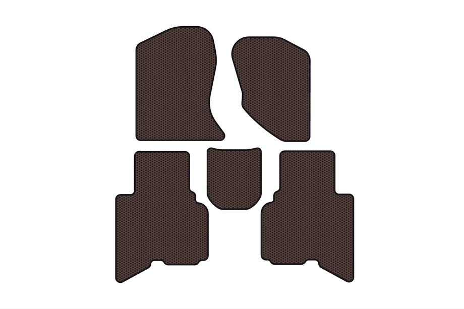 GreatWall Haval/Hover H3 2005–2013 Gumené koberčeky do interiéru Carsuit (2010-2014, hnedé) Image