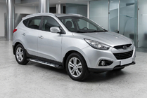 Hyundai IX-35 2010–2015 Bočné nášľapy Sunrise (2 ks, hliník) fotografia 1